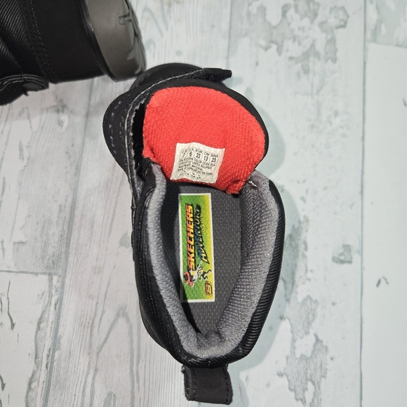 Skechers Mecca-Bolders Kids' Toddler Black Size 7 - Picture 9 of 10